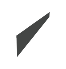 Ламель забора жалюзи Палермо Гранд Лайн 0,45 Драп ТР RAL 7016 антрацитово-серый