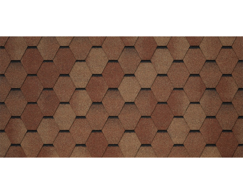 Гибкая черепица Тегола UNICA VENETO Terracotta 206, терракота в Клину