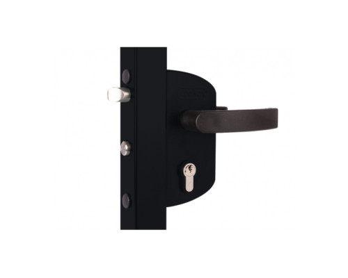 Locinox Замок LAKZ 6060 P1L корпус из полиамида с ручками из полиамида, черный RAL 9005 GL в Клину